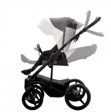 Детская коляска 2 в 1 Bebetto Torino TEX (110) (черная рама)